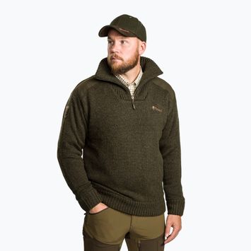 Maglia da uomo Pinewood Hurricane verde scuro mel