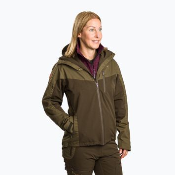 Pinewood Finnveden Hybrid Extreme giacca da pioggia da donna d.olive/h.olive