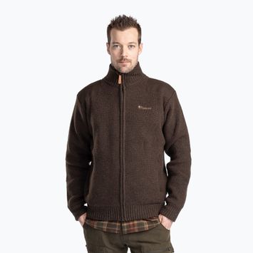 Maglia da uomo Pinewood Hurricane d.brown mel