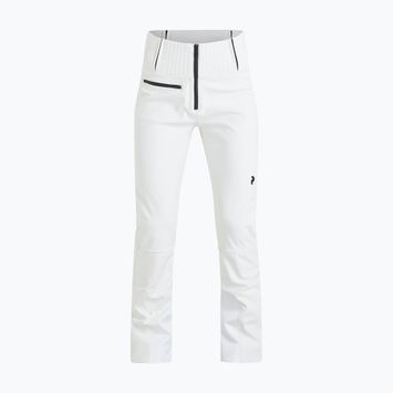 Pantaloni da sci da donna Peak Performance High Stretch bianco sporco