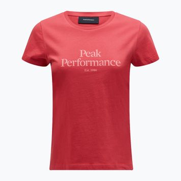 Camicia da trekking da donna Peak Performance Original softer red
