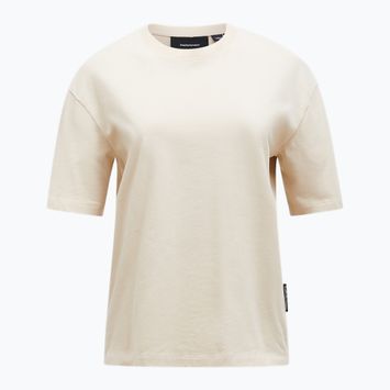 Maglietta Peak Performance da donna in cotone pesante avid beige
