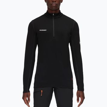 Felpa da trekking da uomo Mammut Aenergy ML Half Zip Pull nero