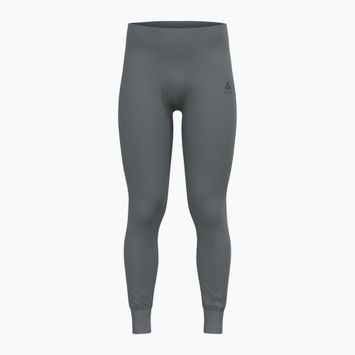 Pantaloni termoattivi da uomo ODLO Active Warm Bl Bottom Long grigio acciaio melange