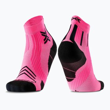Calze da uomo X-Socks Run Expert Ankle rosa fluo/x nero