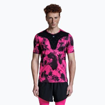 Maglietta X-Bionic Corefusion Run da uomo wolfpack/nero/rosa scuro