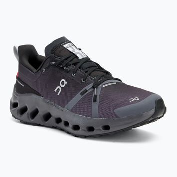 Scarpe da corsa da donna On Cloudsurfer Trail Waterproof nero/eclipse