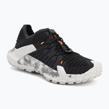 Scarpa da avvicinamento da donna Mammut Hueco Knit II Low nero/grigio ghiaccio chiaro