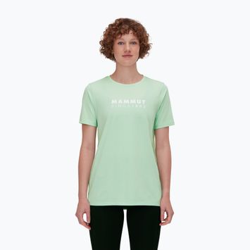 Maglietta Mammut Core Logo donna neo mint