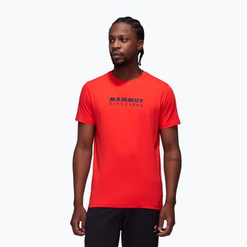 Maglietta Mammut Core Logo da uomo mammut rosso