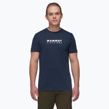 Maglietta Mammut Core Logo da uomo, marina