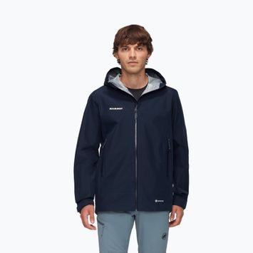 Mammut Crater Light HS Giacca da pioggia da uomo con cappuccio marine