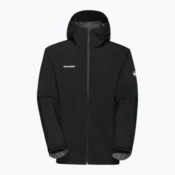 Mammut Linard Light HS Uomo Giacca da pioggia con cappuccio nero