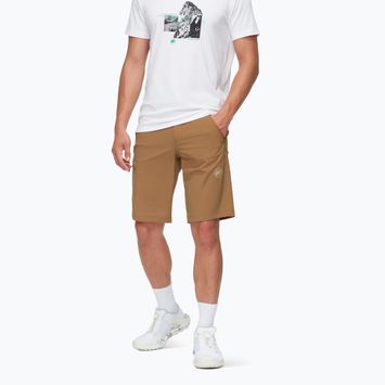 Pantaloncini da trekking da uomo Mammut Runbold IV claystone