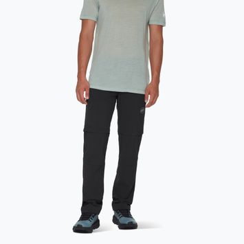 Pantaloni da trekking da uomo Mammut Runbold IV Zip Off Regular nero