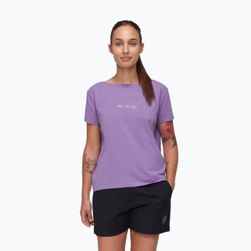 Maglietta Mammut Seon Playground da donna lavandin