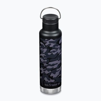 Bottiglia da viaggio Klean Kanteen Classic VI 592 ml nero camo