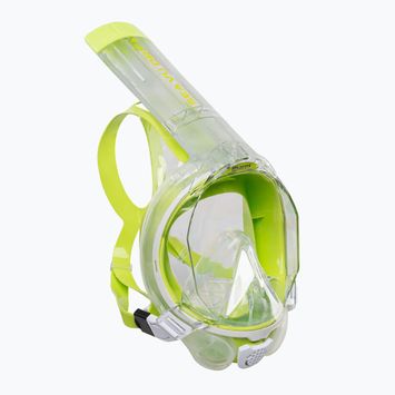 Mares Sea Vu Dry + maschera integrale bianco/calce per lo snorkeling