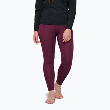 Pantaloni termici da donna Black Diamond Coefficient LT blackberry