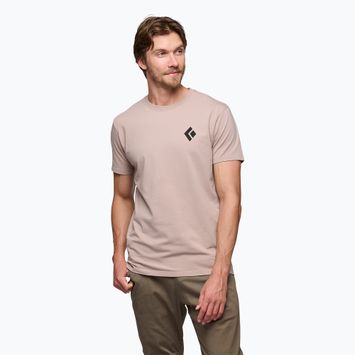Maglietta Black Diamond Equipmnt For Alpinist da uomo color malva chiaro