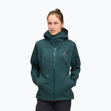 Giacca da pioggia Black Diamond Fineline Stretch deep woods da uomo
