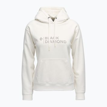 Felpa con cappuccio Black Diamond Mini Stacked Po donna bianco sporco
