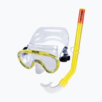 Set da snorkeling per bambini SEAC Marina giallo