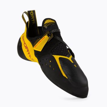 Scarpa da arrampicata La Sportiva Solution Comp uomo nero/giallo