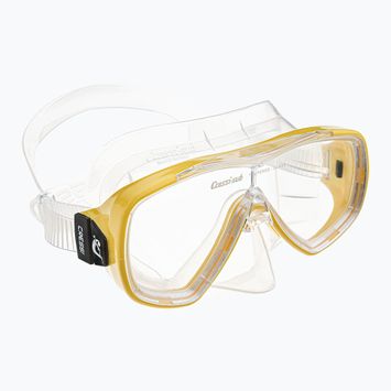 Maschera subacquea Cressi Onda chiara/gialla