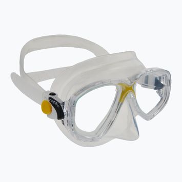 Maschera subacquea Cressi Marea chiara/gialla