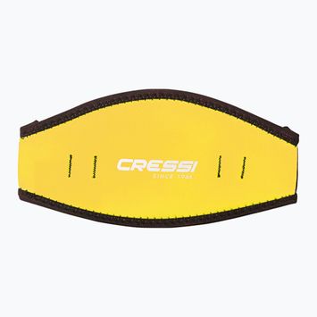 Cressi Coprire il cinturino della maschera in neoprene giallo