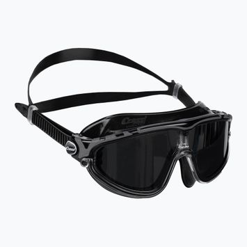 Maschera da bagno a specchio Cressi Skylight nero/nero grigio