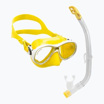 Set da snorkeling per bambini Cressi Marea + Top giallo