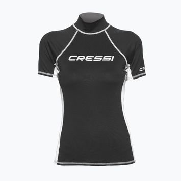 Maglietta da bagno donna Cressi Rash Guard S/SL nero/bianco