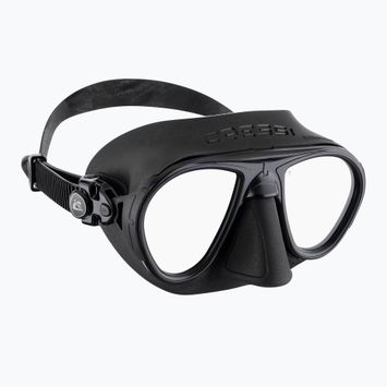 Cressi Calibro Ultravision nero/nero/argento lenti maschera subacquea