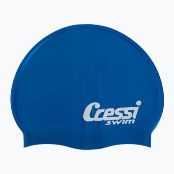 Cuffia da nuoto per bambini Cressi Silicone Cap blu royal