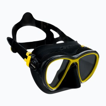 Maschera subacquea Cressi Quantum nero/giallo
