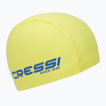 Cuffia da bagno per bambini Cressi Tago lime/blu