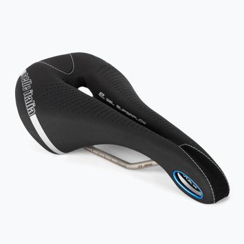 Selle Italia Max Flite E-Bike Gel Superflow L TI 316 Rail, Fibra-Tek, Mokka sella da bici nera