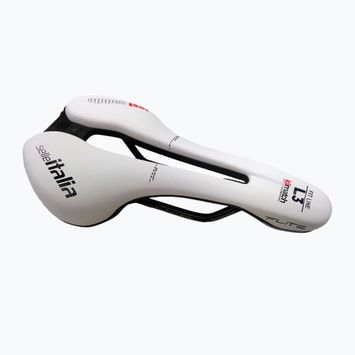 Selle Italia Flite Boost TM Superflow, guida in manganese, Soft-Tek bianco