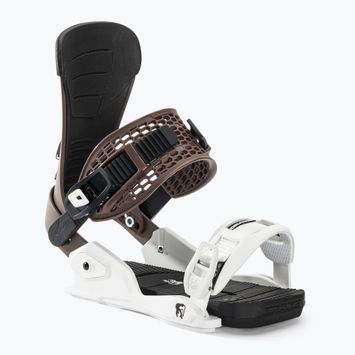 Attacchi da snowboard Drake Fifty Rtb da uomo cioccolato/bianco