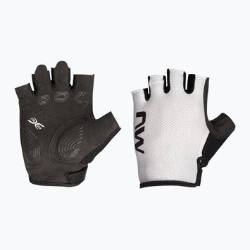 Guanti da ciclismo Northwave Active a dita corte da uomo grigio chiaro