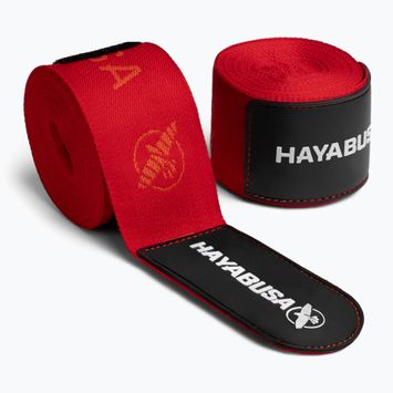 Fasce da boxe Hayabusa Deluxe Jacquard 450 cm rosso