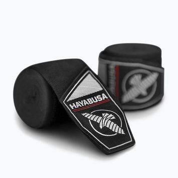 Hayabusa Perfect Stretch Boxing Bandage Fasce da mano 450 cm nero