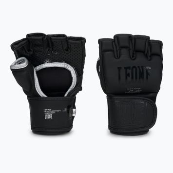LEONE 1947 Black Edition Guanti da grappling neri MMA