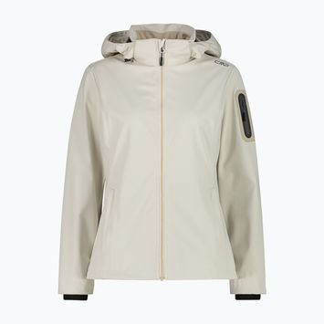 Giacca softshell donna CMP 39A5016 Zip Hood vaniglia