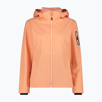 Giacca softshell donna CMP 39A5016 Zip Hood salmone