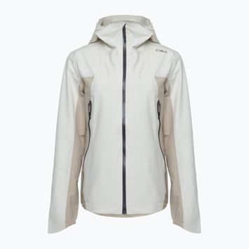 CMP giacca da pioggia donna 35Z6176 Fix Hood vaniglia