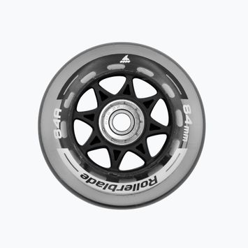 Ruote Rollerblade XT 84 mm/84A + SG7 8 pezzi ruote rollerblade trasparenti con cuscinetti.