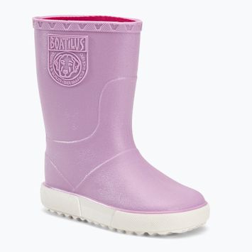 BOATILUS Nautic Bambini wellingtons lilla/bianco